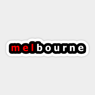 Melbourne Airport Code, MEL Airport Sticker